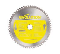 Evolution Hoja de Sierra Circular para Cortar Acero Inoxidable, 230mm, 60 D