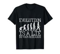 Evolution Is Fake, Do Your Research - Camiseta