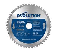 Evolution M210TCT-50CS Hoja de sierra de 210 mm de Evolution para cortar acero dulce: la hoja de sierra de metal con punta de carburo y 50 dientes no genera calor, rebabas ni chispas