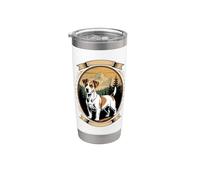 Evolution Of The Jack Russell Terrier Vaso térmico de acero inoxidable de doble pared