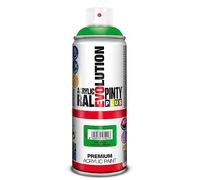 Evolution Pinty RAL 6018 Bomb - Pintura acrílica 400 ml, color verde/amarillo