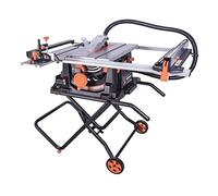 Evolution Power Tools Rage 5-S Sierra de mesa multimaterial, Corta acero dulce, aluminio, plástico, madera con clavos incrustados, 230 V