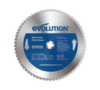 Evolution Power Tools 14BLADEST Blade for Cutting Mild Steel, For Circular and Chop Saws, No Heat, No Burrs & Virtually No Sparks, Carbide-Tipped TCT Blade For Cold Metal Cutting,14-Inch x 66-Tooth