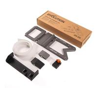 Evolution Power Tools Kit de accesorios de pista, kit de accesorios de riel de guía de sierra circular: 1 guía de cable y manguera, 1 cuadrado de pista, 1 tope de sierra, 2 tiras de corte de 1,4 m