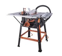 Evolution Power Tools R255MTS Sierra de mesa, multi-material y multiuso, portátil, corta madera, metal, plástico y más, sierra de banco, incluida hoja TCT de 255 mm