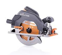 Evolution Power Tools - Sierra circular multimaterial R185CCSX+ con guía compatible (paquete plus con bolsa de transporte), 185 mm, 230 V