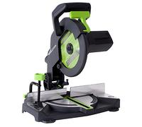 Evolution Power Tools Sierra ingletadora compuesta F210CMS con corte multiusos multimaterial, corta madera, metal, plástico y más, hoja TCT incluida, compacta y potente (1200 W, 230 V, 210 mm)