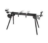 Evolution Power Tools Soporte de sierra ingletadora Plus + Universal - compatible con Evolution Makita DeWalt Bosch Ryobi Einhell y Metabo, ruedas grandes, soporta 300 kg de peso y 4 m de longitud