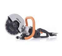 Evolution R230DCT - 9 in Concrete Saw (Aka Circular, Angle Grinder, Cut Off/Chop Saw, Demo Saw, Disc/Power Cutter) - 15A Motor, No Gas - 3-1/2 In Cut - Incl Diamond Masonry Blade
