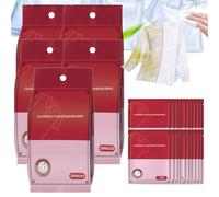 Evolution Stain Remover Wet Wipes, Clothing Stain Removal Wet Wipes, Portable Emergency Stain Removal Wet, Individual Wrapped for Clothes, Bed and Shoes (5Pack)
