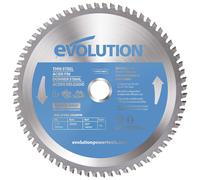 Evolution T185TCT-68CS Fino Acero Corte Hoja de Sierra Circular 185 x 20mm X 68T