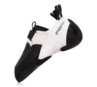EVOLV Zenist - Zapatos de escalada en roca para competición, búlder y escalada en tabla de entrenamiento, Gris / Negro, 40 EU