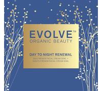 Evolve Organic Beauty Day to Night Renewal Gift Daily Renew 30 ml y crema de ...