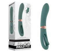 Evolved Masajeador Chick Flick 24 cm Verde