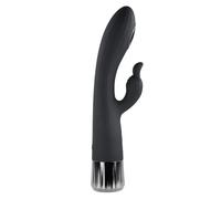Evolved Novelties Evolved - Vibrador Heat Up and Chill Rabbit - Negro