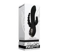 Evolved Trifecta Vibrador Black 22 cm