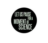 EvolveFISH Let Us Pause for a Moment of Science Botón de retroceso de 1.25 pulgadas