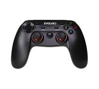 Evolveo EasyPhone Fighter F1 Gamepad Android,PC,Playstation 3 Negro - Volante/mando (Gamepad, Android, PC, Playstation 3, Seleccionar, Inicio, Turbo, Inalámbrico y alámbrico, Bluetooth/USB, 600 mAh)