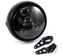 evomosa Faro delantero LED para Motocicleta, 6.5 pulgadas Universal Faro Delantero de Motocicleta con Soporte (Luz C)