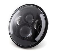 evomosa Faro LED para moto de 7 pulgadas luz blanco adecuado para Street Glide Road King Electra Glide (B)