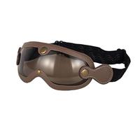 evomosa Gafa de Montar para Mujeres Hombres Adultos Dirt Bike off-road Ciclismo Deporte Gafa Antirrayas Cortaviento (Marrón Marrón)