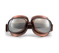 evomosa Gafas de moto Vintage, Gafas de Sol Deportivas para Motocicletas (Lente gris de cobre)