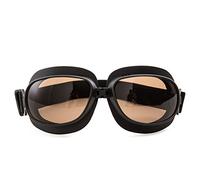 evomosa Gafas de motocicleta vintage para motocross, todoterreno, ATV y snowboard (negro A)