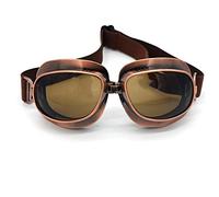 evomosa Gafas de motocicleta vintage para piloto retro, gafas motocross, deportivas