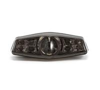 evomosa Moto Luces de freno LED Luz Trasera Off-Road Bike Retro Bike Retrofit LED Tail Light Running Light Brake Light (Gris)