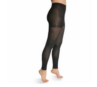EvoNation USA - Medias de compresión de microfibra sin pies (16 - 25 mmHg), Medium, Negro, 1