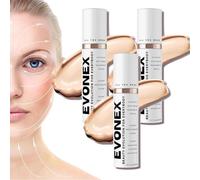 Evonex Age Defying Foundation, Evonex Age Defying Serum, suero de base para mujeres, crema hidratante con color antienvejecimiento, tinte universal, cobertura ligera y transparente (3pcs)