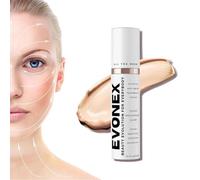 Evonex Age Defying Foundation, Evonex Age Defying Serum, suero de base para mujeres, crema hidratante con color antienvejecimiento, tinte universal, cobertura ligera y transparente (1pcs)