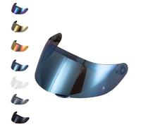 EvoParts - Visera GT4-1 GT4-2 compatible con casco AGV K1 K1S K5 K5S lista para Pinlock (Azul, Tallas L, ML, XL, XXL)