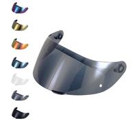 EvoParts Visera GT4-1 GT4-2 compatible con casco AGV K1 K1S K5 K5S Pinlock Ready (negro 30%, L-ML-XL-XXL)