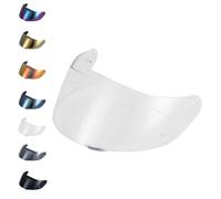 EvoParts Visera GT4-1 GT4-2 compatible con casco AGV K1 K1S K5 K5S Pinlock Ready (transparente, L-ML-XL-XXL)