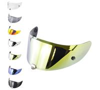 EvoParts Visera Hj-26 para casco HJC Rpha 70 - Rpha 11 Pinlock Ready y Tear Off Ready (dorado)
