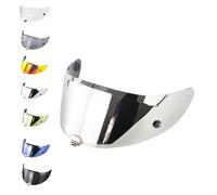 EvoParts Visera HJ-26 para casco HJC Rpha 70 - Rpha 11 Pinlock Ready y Tear Off Ready (Plata)