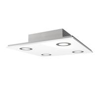 Evotec Lámpara LED de techo Pano cuadrangular, blanco EC:EPREL:728250