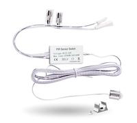 Evotrade Sensores LED 12-24 V - Sensor de movimiento puertas (1-3 cm) o sensor de proximidad (1-3 m) Mini empotrable o superficie hasta 100 W (sensor de proximidad, gris)
