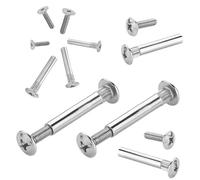 Evotrade Tornillos de unión para muebles y asas, tornillos métricos de tubo roscado tamaño elección M6 x 14 M.