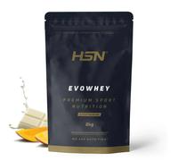 Evowhey HSN - 2Kg Chocolate Blanco y Mango - Concentrado de Proteína de Suero, Whey Protein Concentrate (WPC), Batido de Proteínas Whey, Proteina en Polvo