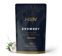 Evowhey HSN - 2Kg Coco - Concentrado de Proteína de Suero, Whey Protein Concentrate (WPC), Batido de Proteínas Whey, Proteina en Polvo