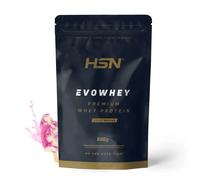 Evowhey HSN - 500g Helado de Vainilla y Frambuesas - Concentrado de Proteína de Suero, Whey Protein Concentrate (WPC), Batido de Proteínas Whey, Proteina en Polvo