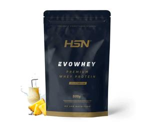Evowhey HSN - 500g Piña Colada - Concentrado de Proteína de Suero, Whey Protein Concentrate (WPC), Batido de Proteínas Whey, Proteina en Polvo