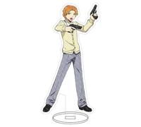 EVRNSAD Figura de acrílico Anime Premium para Assassination Classroom, 16cm Figura Anime Soporte de Acrílico De Dos Caras Colección Juego decoración de Mesa,23