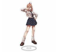 EVRNSAD Figura de acrílico Anime Premium para Chainsaw Man, 16cm Figura Anime Soporte de Acrílico De Dos Caras Colección Juego decoración de Mesa,20