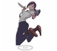 EVRNSAD Figura de acrílico Anime Premium para Chainsaw Man, 16cm Figura Anime Soporte de Acrílico De Dos Caras Colección Juego decoración de Mesa,14