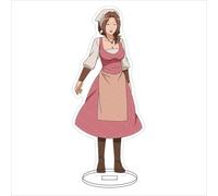 EVRNSAD Figura de acrílico Anime Premium para Chillin' in My 30s After Getting Fired from The Demon King'S Army, 15cm Figura Anime Soporte de Acrílico De Dos Caras Colección Juego decoración,12