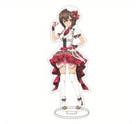 EVRNSAD Figura de acrílico Anime Premium para Girls und Panzer, 16cm Figura Anime Soporte de Acrílico De Dos Caras Colección Juego decoración de Mesa,14