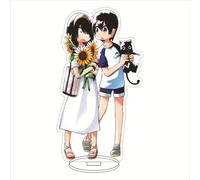 EVRNSAD Figura de acrílico Anime Premium para My Clueless First Friend, 15cm Figura Anime Soporte de Acrílico De Dos Caras Colección Juego decoración de Mesa,3